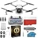 DJI Mini 3 Drone with DJI RC Remote (Built-In Screen), 4K Camera, 38-Min Flight Time, Bundle with 128GB SD Card, USB 3.0 Reader, Strobe Lights & 2-Year Extended Warranty