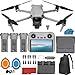 DJI Air 3 Drone Fly More Combo with DJI RC 2 Screen Remote Drone with 4K HDR, 46-Min Max Flight Time, 48MP Bundle with 128 GB Micro SD Card, 3.0 USB Card Reader, Landing Pad, Waterproof Backpack and More
