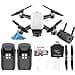 DJI Spark Drone (Alpine White) with Remote Controller, 2 Batteries, Sandisk Ultra 32GB Memory, Card Reader Bundle Starter Kit