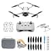 DJI Mini 3, Drones with Camera for Adults 4K, 38-min Flight Time, up to 32800ft (10km) Video Transmission,Propellers Holder, Carrying Case, Landing Gear, Propellers Guard, Backup Propeller Blade