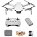 DJI Mini 4K Storage Bundle, Drone with 4K UHD Camera for Adults, Under 249 g, 3-Axis Gimbal Stabilization, Drone Case, Propellers Compatible, Propeller Guard, landing pad